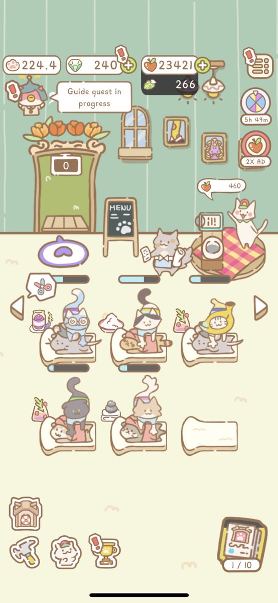 relibrana's tweet photo. Uno de los juegos más cutes que voy jugando en el año. No sé cómo no lo encontré antes 🥺💖 Todos los juegos de @HyperBeard son super tiernos, pero este se ha convertido en uno de mis favoritos del momento ✨
#cutegames #juegoparacelular #catlover https://t.co/fEHnkMfFXB