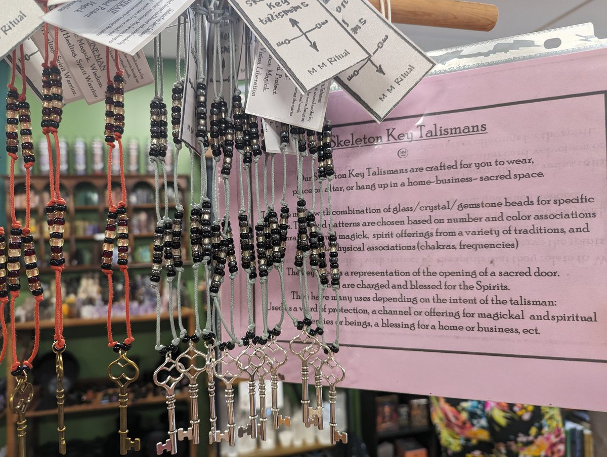 sticksstonesva's tweet image. Skeleton Key talismans are back! handcrafted by a friend in NOLA. each dedicated to a specific deity. More on the way
#skeletonkey #yemeya #baronsamedi #aphrodite #oshun #hekate #themorrigan #obatala #freya #ellegua #shango #lilith #sticksandstones #sticksandstonescircle