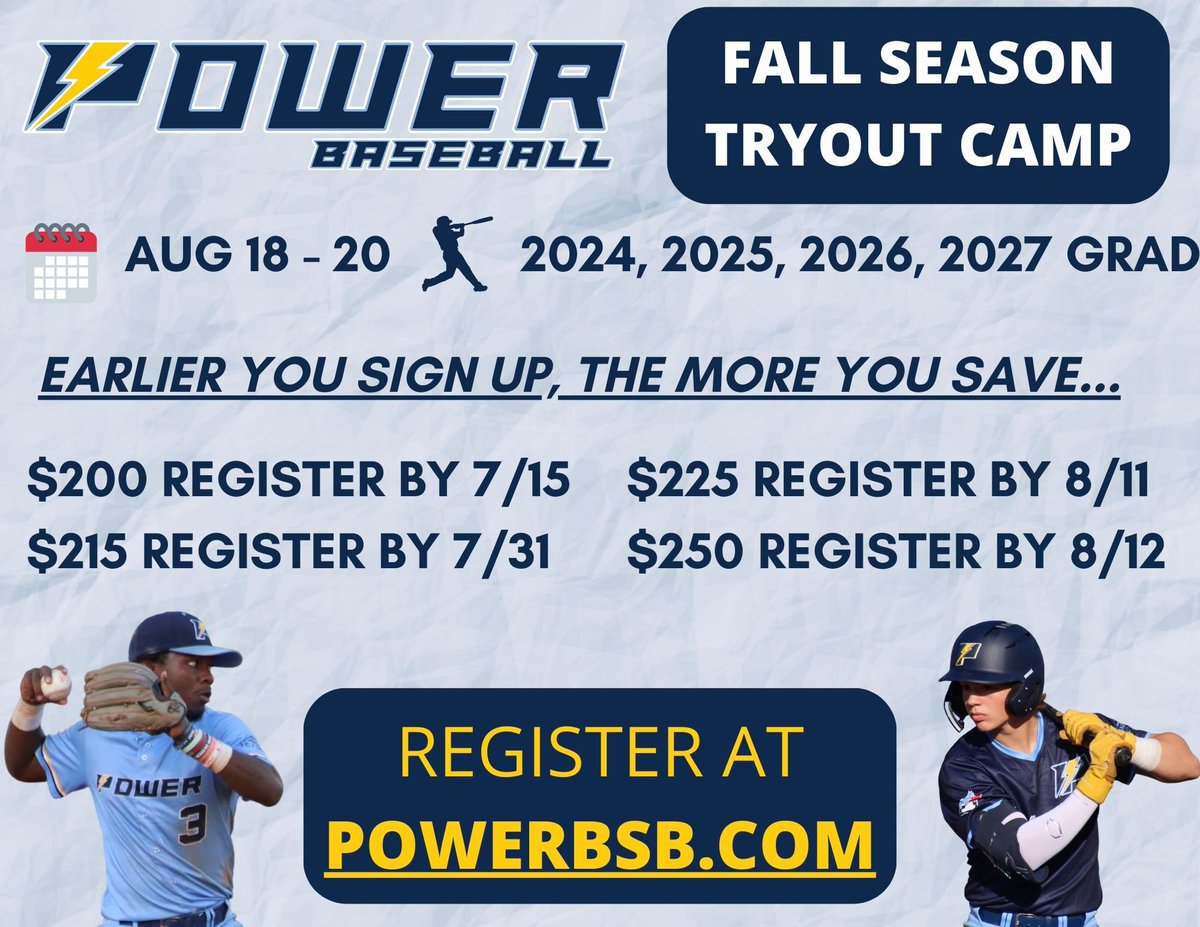 Want to #PowerUp this fall? Register ➡️ powerbsb.sportngin.com/register/form/…