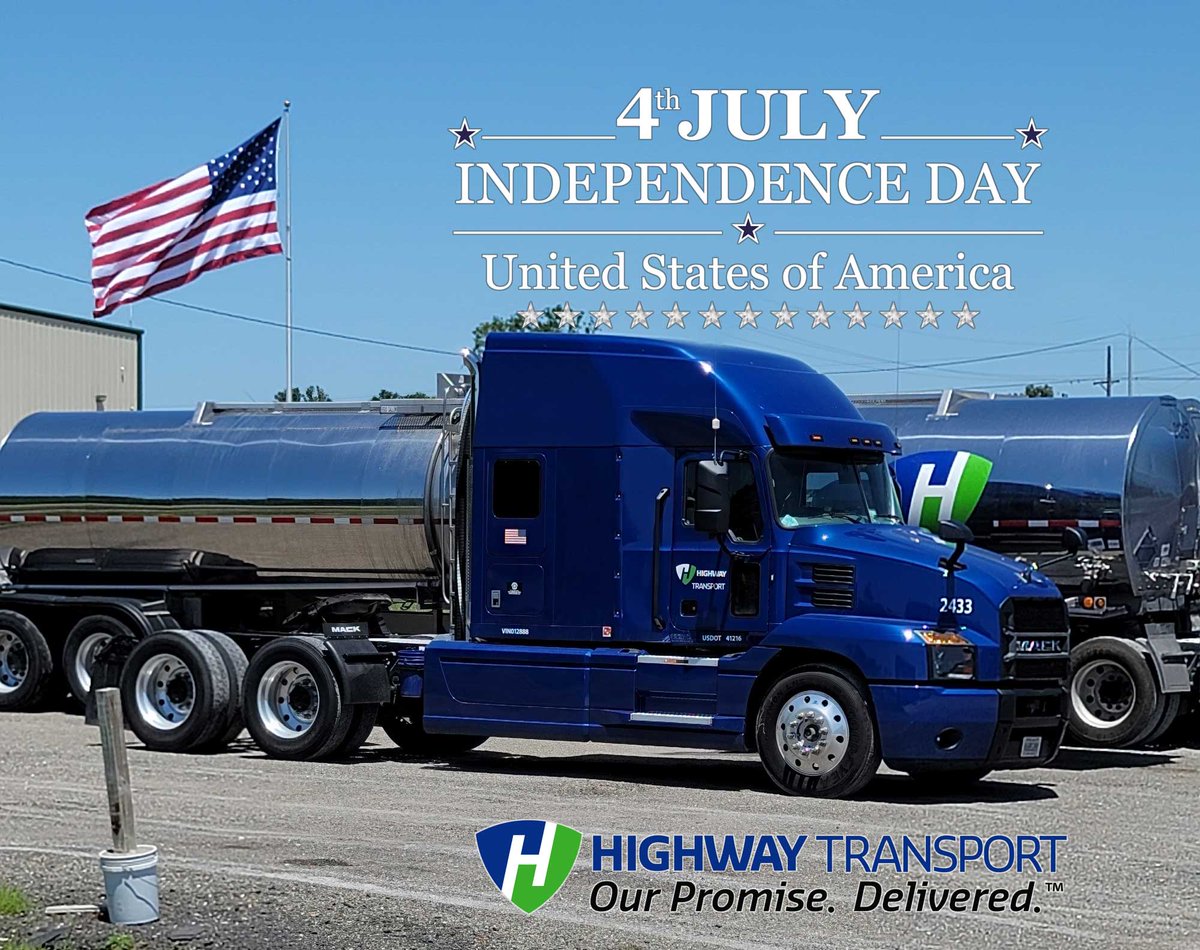 We hold these truths to be self-evident, that all men are created equal, that they are endowed by their Creator with certain unalienable Rights, that among these are Life, Liberty and the pursuit of Happiness. #july4th🇺🇸#trucking #highwaytransport #logistics #tankertruck #freedom
