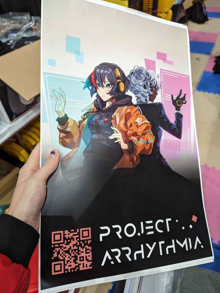 vg_pidge's tweet photo. ♥️ Free Signed Poster

They're a bit damaged but if anyone is a fan of #ProjectArrhythmia and wants a signed poster stop by my booth at E-5 in the entertainment hall! https://t.co/sojl4VD8mg