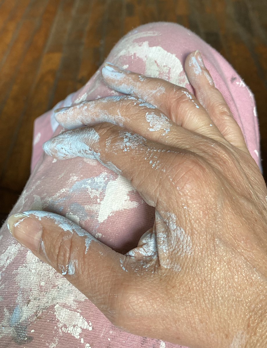 A different kinda painting. Stand still long enough around here in the next while, and you’ll get a coat of emulsion for yourself