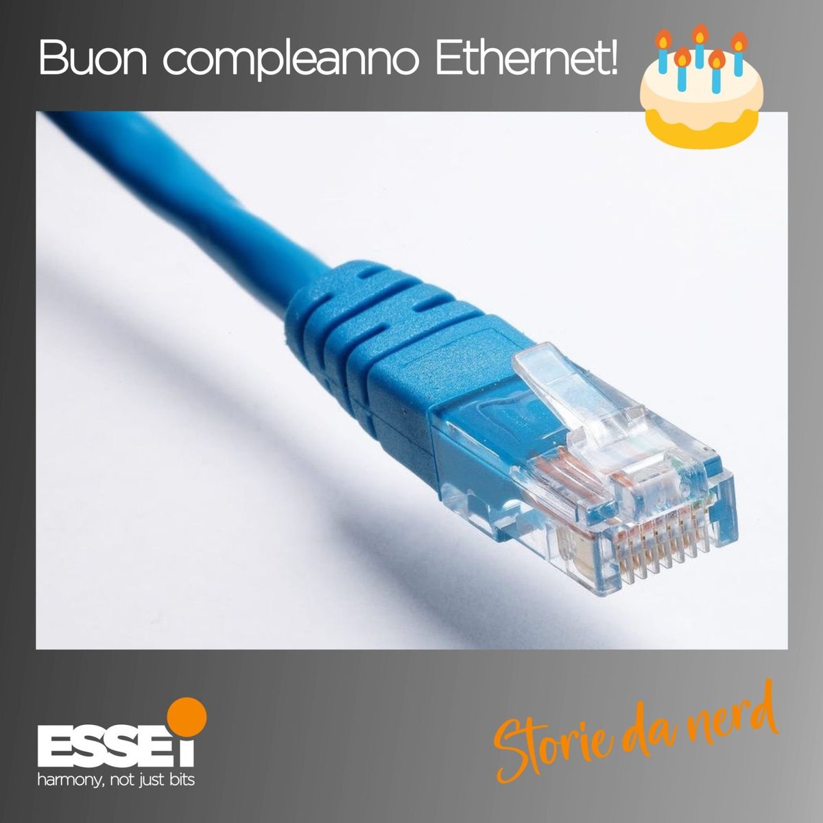 Sapete che in questi giorni la tecnologia "ethernet" ha fatto 50 anni?
#Ethernet #Rete #Compleanno #TCPIP #Anniversario
linkedin.com/company/313199…