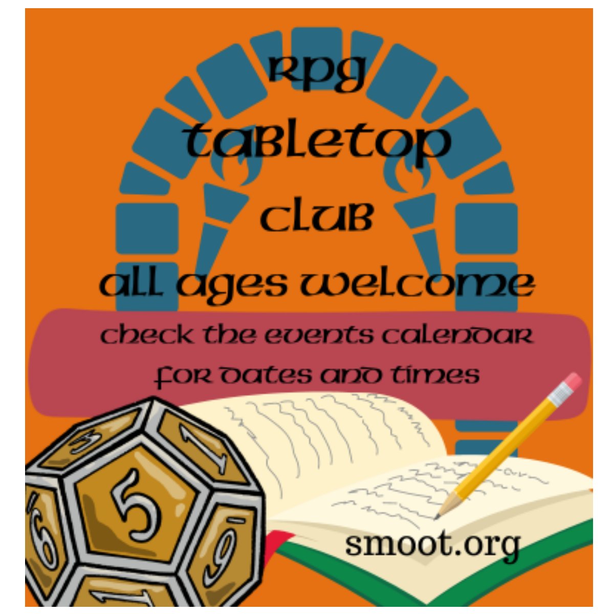 LESmoot's tweet photo. Join us for RPG! Registration required. Link below. #smootlibrary https://t.co/xgqLJINs2F #smootlibrary https://t.co/9LeTfetx1s https://t.co/azyF4KBdzb
