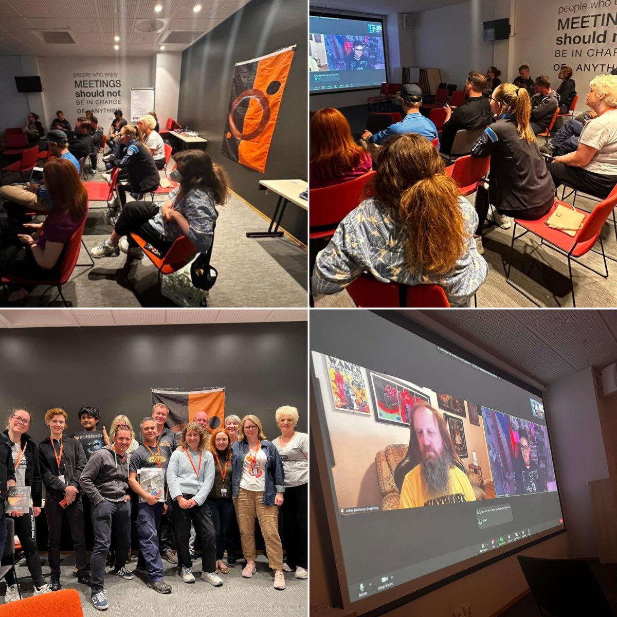 TheExpanseGeeks's tweet photo. Our #InternationalFanMeetup in Oslo was great, it was a pleasure bringing all these geeks together! We had so much fun, we want to have another one in NYC. Tusen takk @TheExpanseWR @TYandThatGuy @telltalegames @andydiggle @AbraxasPrecipic &amp; many more. #TheExpanse https://t.co/g2Hor6MWKg