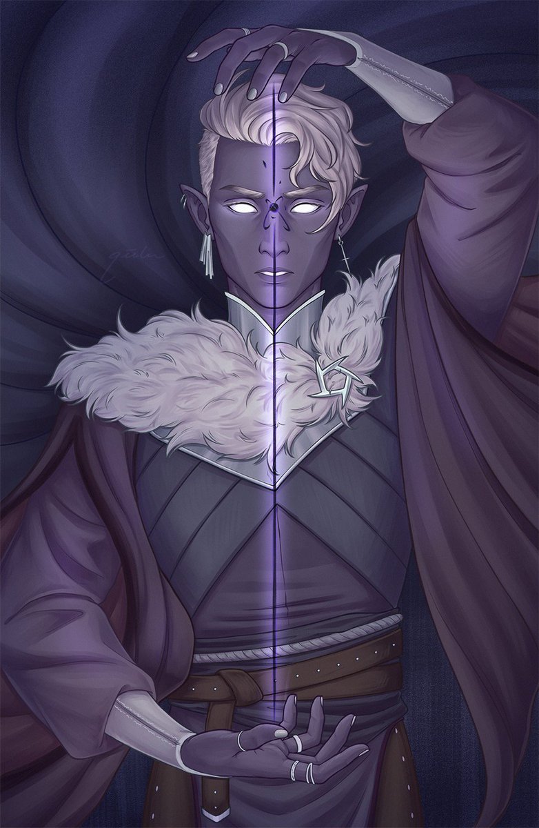 this print made its debut this past weekend :) he'll be up in my store later this week!

#criticalrole #essekthelyss