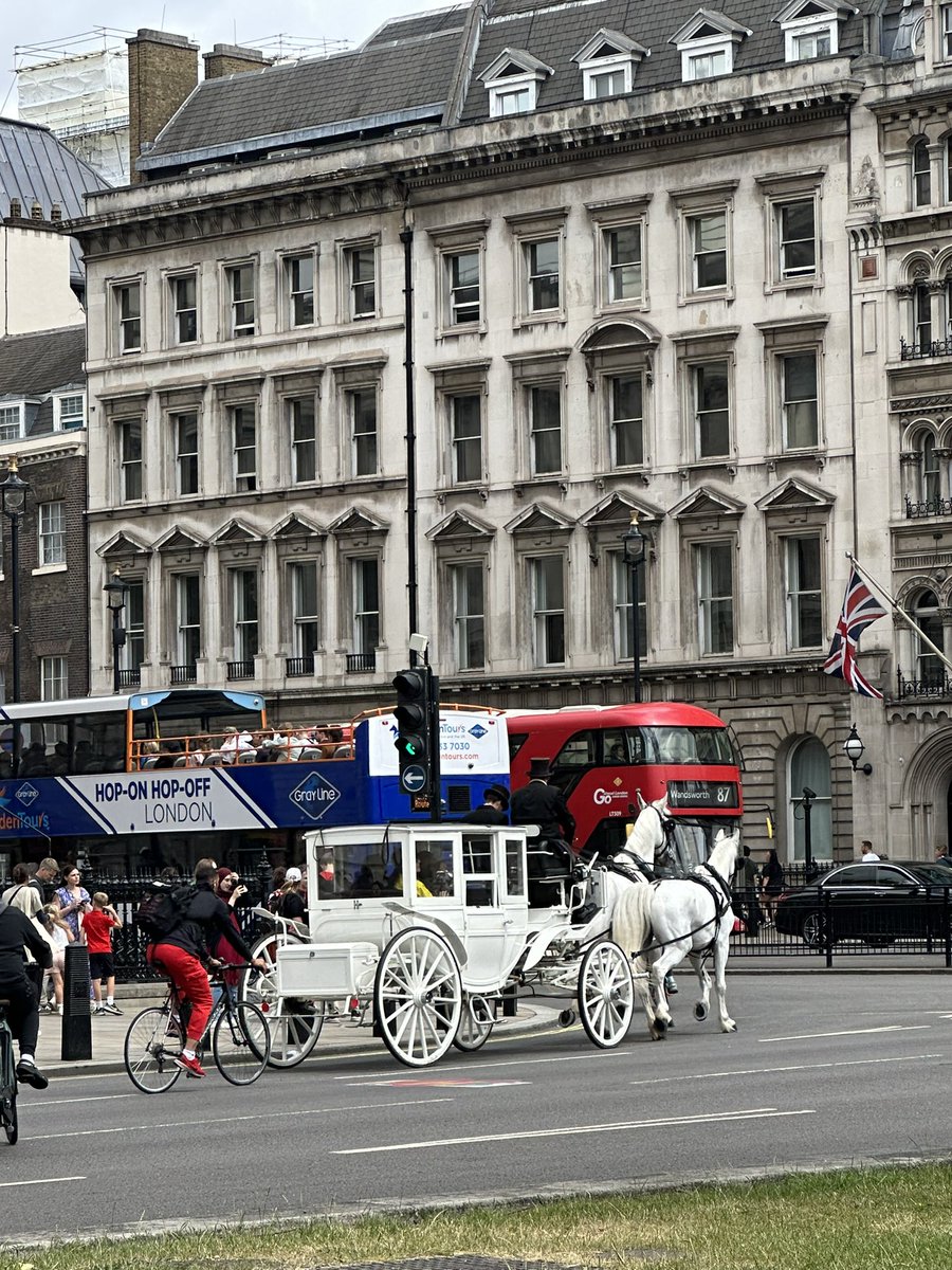 Tash_Media's tweet photo. Wedding season in Westminster https://t.co/L5ymGCvyEb
