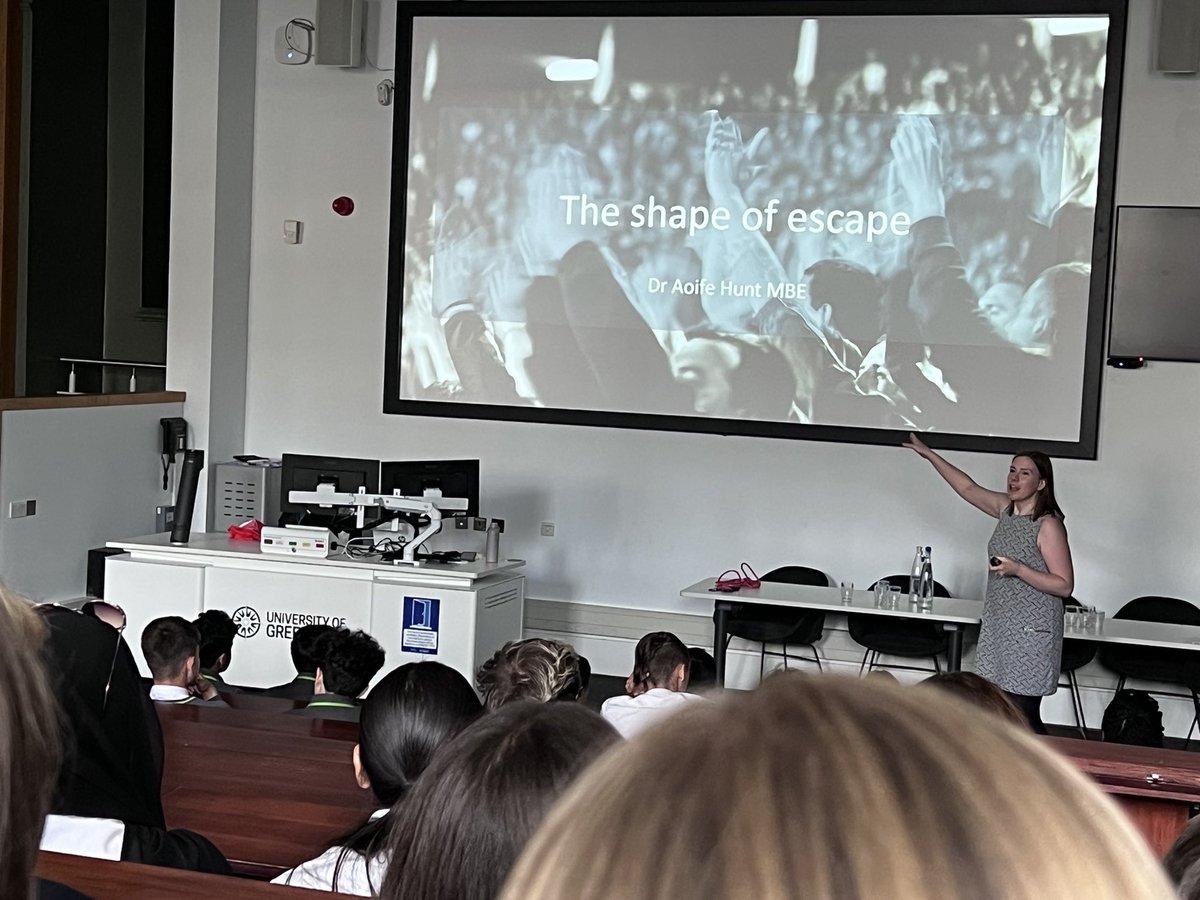 hayderkhan1974's tweet photo. Just had an amazing day at #Greenwich #Maths Time conference! Our talented year 10 mathematicians explored the fascinating worlds of crowds, 
#encryption, hyperboloids, and #space with Dr. @Aoife_Hunt 
#InspiringMath @GREMathematics @Tony_Mann #HighPriorAttainers https://t.co/c3ycjpeqsi