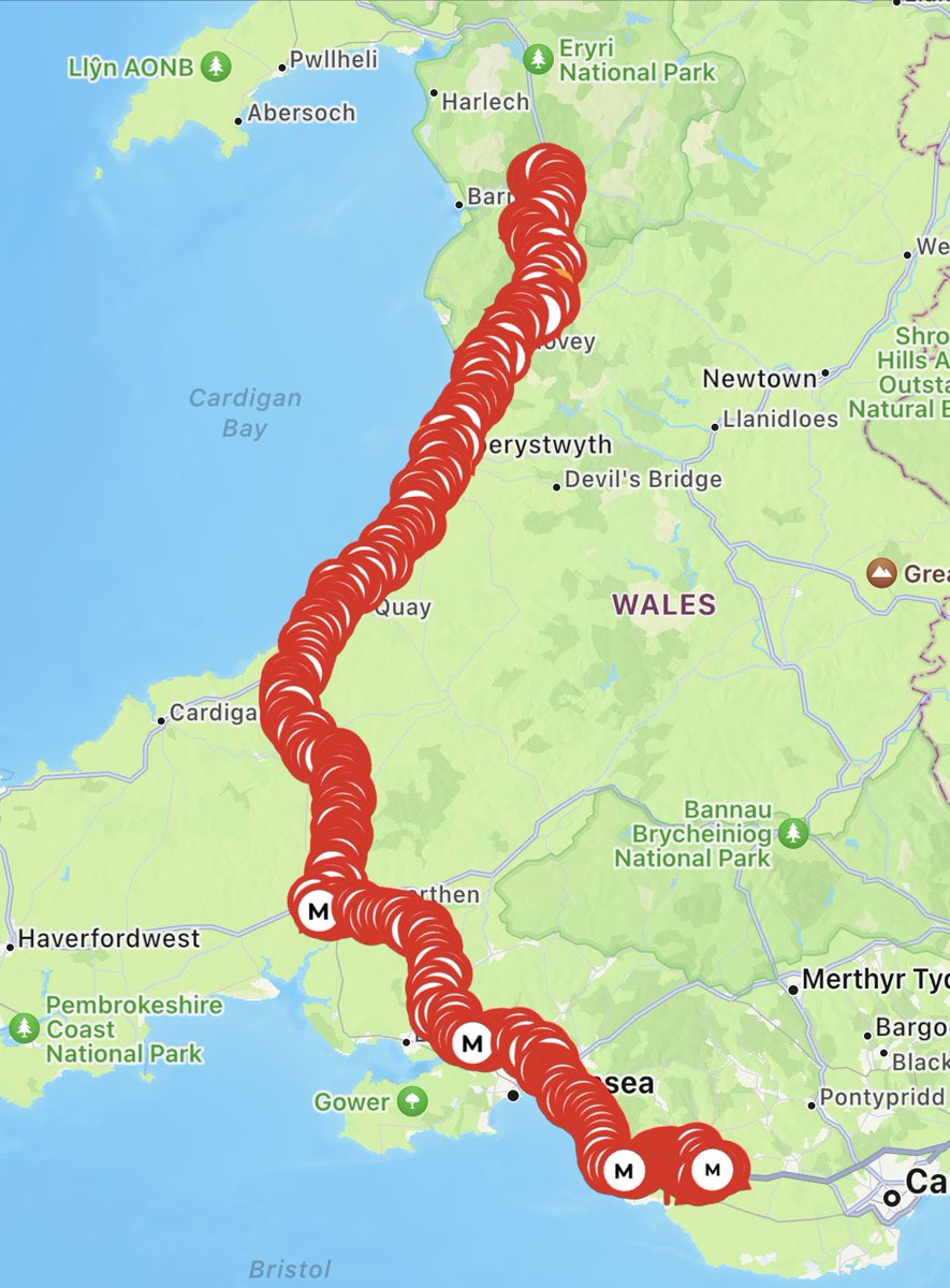 My journey today tracked by @datatool