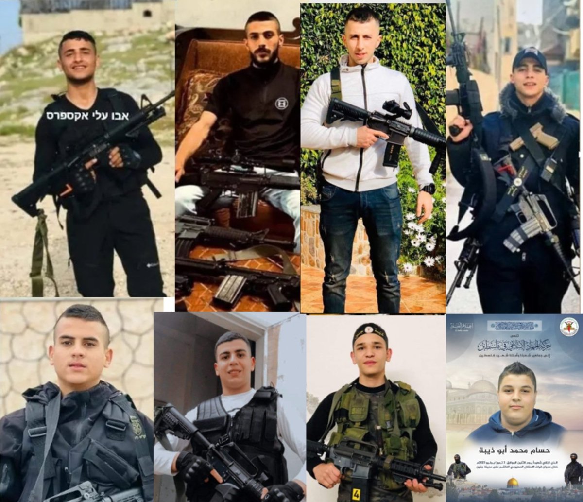 DrEliDavid's tweet image. Washington Post: “Israeli attack killed 8 Palestinians”

The 8 Palestinians 👇🤡