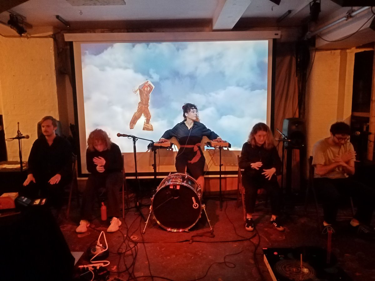 PlusMinusEnsemble (@plusminusens) on Twitter photo Soundchecking Diels with <a href="/FargionGiacomo/">Giacomo Fargion</a> <a href="/FFargion/">francesca fargion</a> <a href="/joanna_mward/">joanna ~</a> <a href="/James_C_Oldham/">James Oldham</a>
2030 at oto Soundchecking Diels with <a href="/FargionGiacomo/">Giacomo Fargion</a> <a href="/FFargion/">francesca fargion</a> <a href="/joanna_mward/">joanna ~</a> <a href="/James_C_Oldham/">James Oldham</a>
2030 at oto