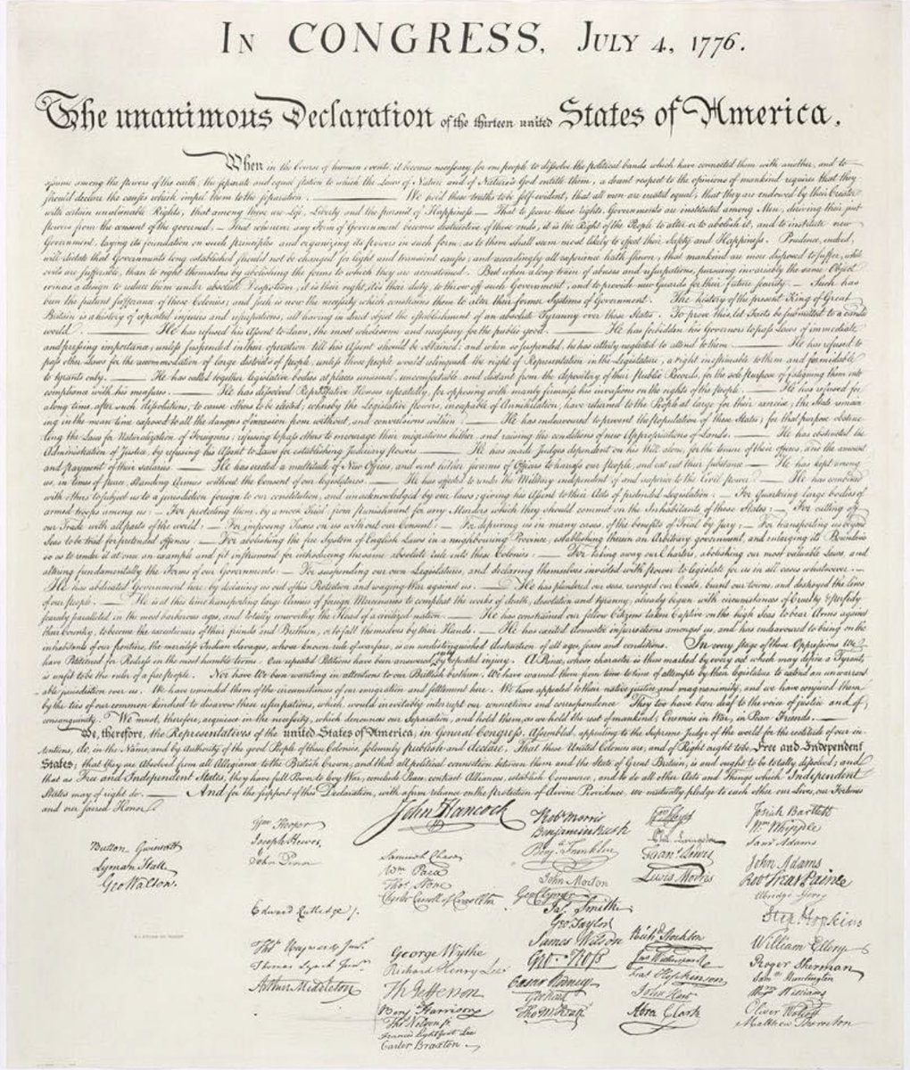 ValidCare1's tweet photo. Today we celebrate the bravery, vision and faith of the 56 men who risked everything in pursuit of freedom &amp; the perfect Union!
They founded a new, democratic republic asserting rights for all citizens guarded by the constant fight 4 freedom! 
#GodblessAmerica
#independenceday https://t.co/k7KBA24ykb
