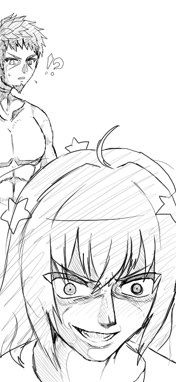 エムブレイド&amp;ノア飲酒暴走マンガWIP
今描いてるの表情が歪んでるキャラしかいねえ! 