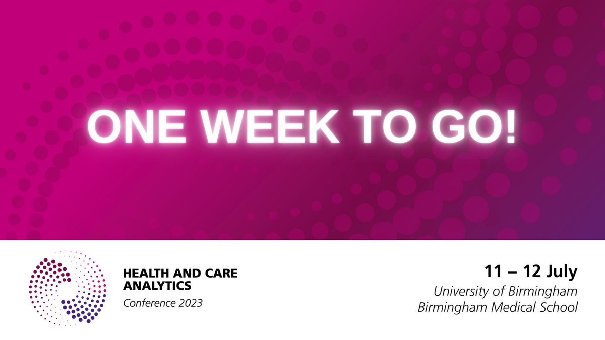 HACA_Conf's tweet photo. This is it! Only one week left until #HACA2023! We've got an incredible line-up of speakers across five stages, and if you're quick you can still register to watch them live online: https://t.co/gPuSgHIsmE https://t.co/PpRALsbMgl