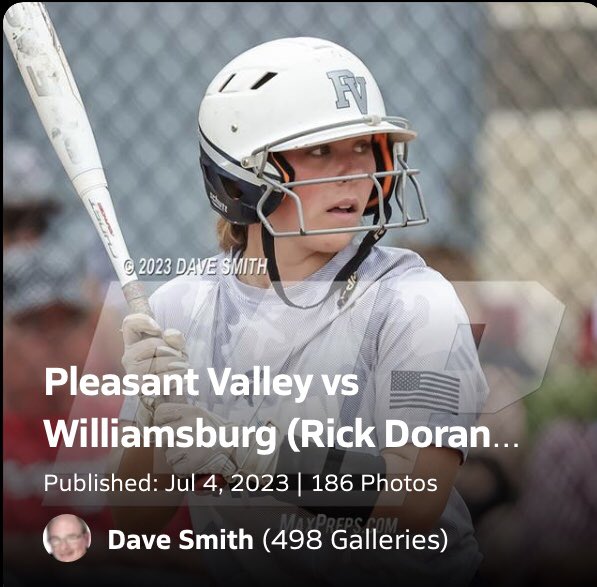The photo gallery for the Varsity Softball game between Pleasant Valley <a href="/SoftballPV/">PV Softball</a> vs Williamsburg @RaiderSoftball5 is on MaXPrep.com or you can follow this link: maxpreps.com/photography/ga… @PleasValCSD <a href="/PVSpartanPride/">PVHS</a>  <a href="/WCSD_Raiders/">WCSD Schools</a> @williamsburgAD  <a href="/WBurgBoosters/">WBurg Booster Club</a>