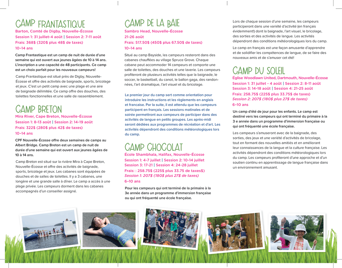 DesAcadiens's tweet photo. Camps d’été offerts par Canadian Parents for French! ☀️⛺️

⬇️Retrouvez un camp dans votre région ⬇️ https://t.co/pFTpkraW5L