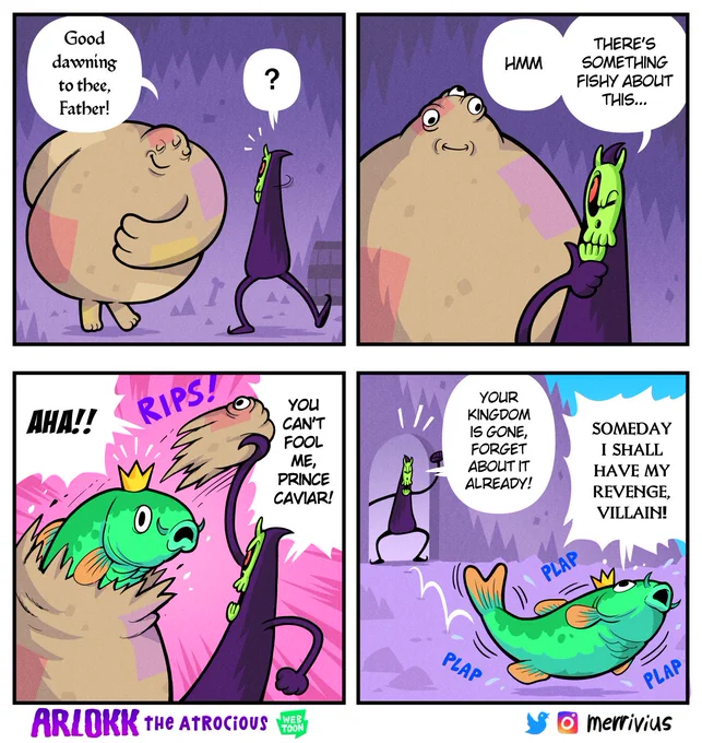 What's up with Creation today? 
This is one of my favorites because how stupid it is

Arlokk the Atrocious 64 - Fishy Vocabulary 
