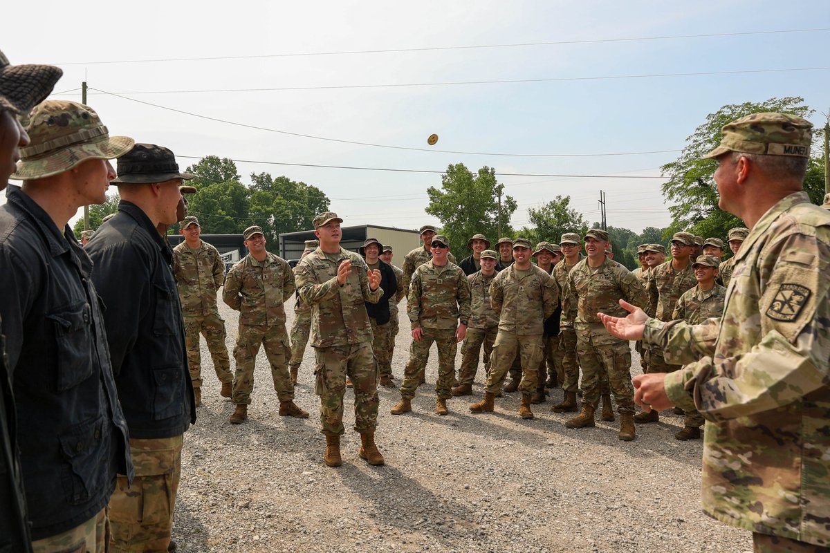 Army ROTC (@armyrotc) on Twitter photo Soldiers from <a href="/11thAirborneDiv/">11th Airborne</a> are the opposing forces (OPFOR) for #CST2023
Maj. Gen. Antonio Munera & Command Sgt. Maj. Young celebrated #LeadershipExcellence with coin tosses to thank the #ArcticAngels for all they have done to support Cadets.
<a href="/TRADOC/">U.S. Army TRADOC</a> | <a href="/CG_ArmyROTC/">Brig. Gen. Maurice Barnett</a> Soldiers from <a href="/11thAirborneDiv/">11th Airborne</a> are the opposing forces (OPFOR) for #CST2023
Maj. Gen. Antonio Munera & Command Sgt. Maj. Young celebrated #LeadershipExcellence with coin tosses to thank the #ArcticAngels for all they have done to support Cadets.
<a href="/TRADOC/">U.S. Army TRADOC</a> | <a href="/CG_ArmyROTC/">Brig. Gen. Maurice Barnett</a>