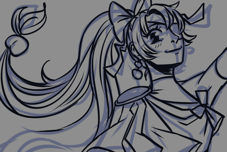 Franni_Ghost's tweet photo. looked through some super old drawings and now here I am, redesigning my oldest OC from when I was 15 (she's a magical girl, of course) https://t.co/Xk3vvxsZ4u