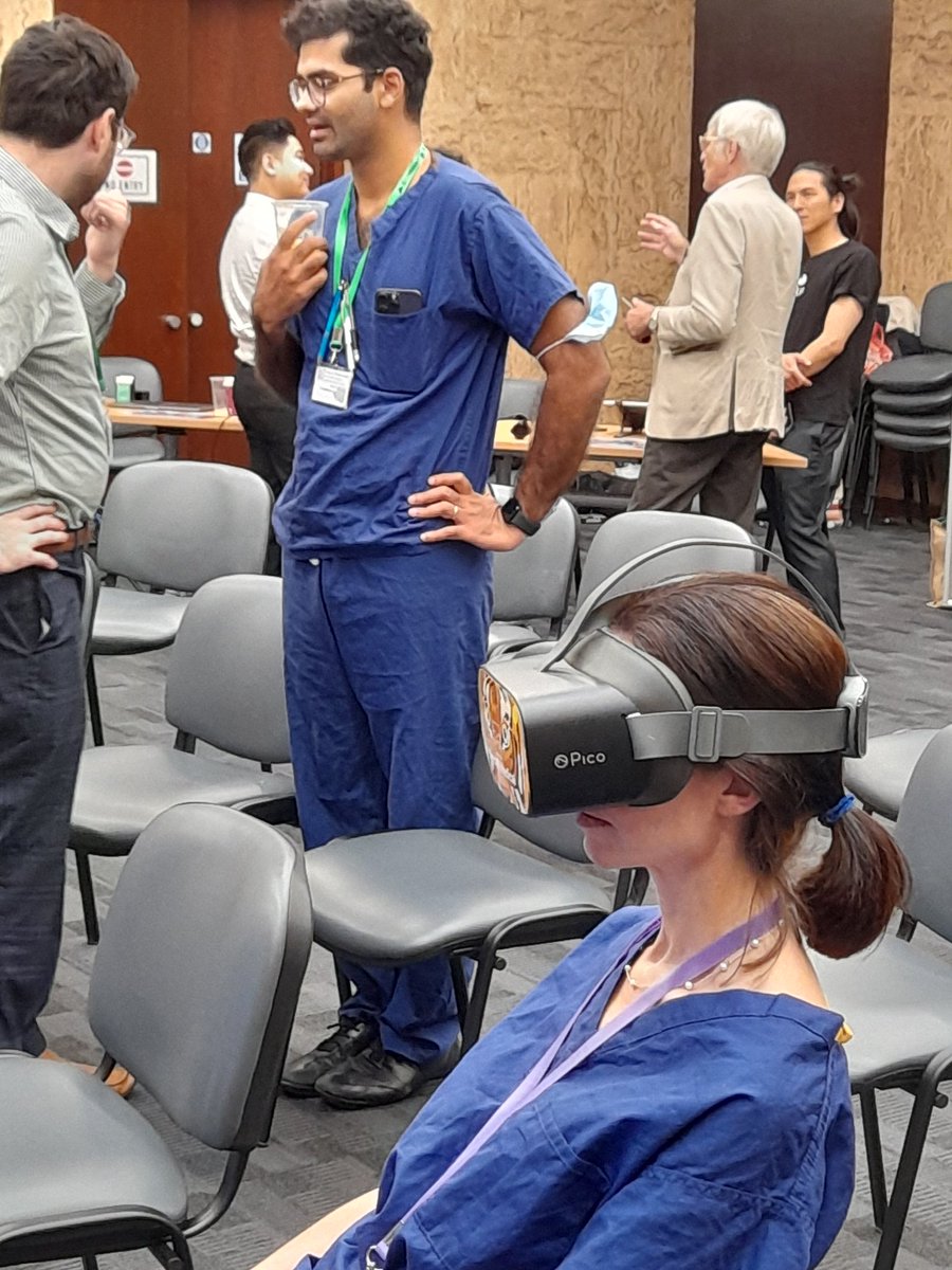 BHTResearch's tweet image. And now the fun part, time to play! #AR #VR @BucksHealthcare