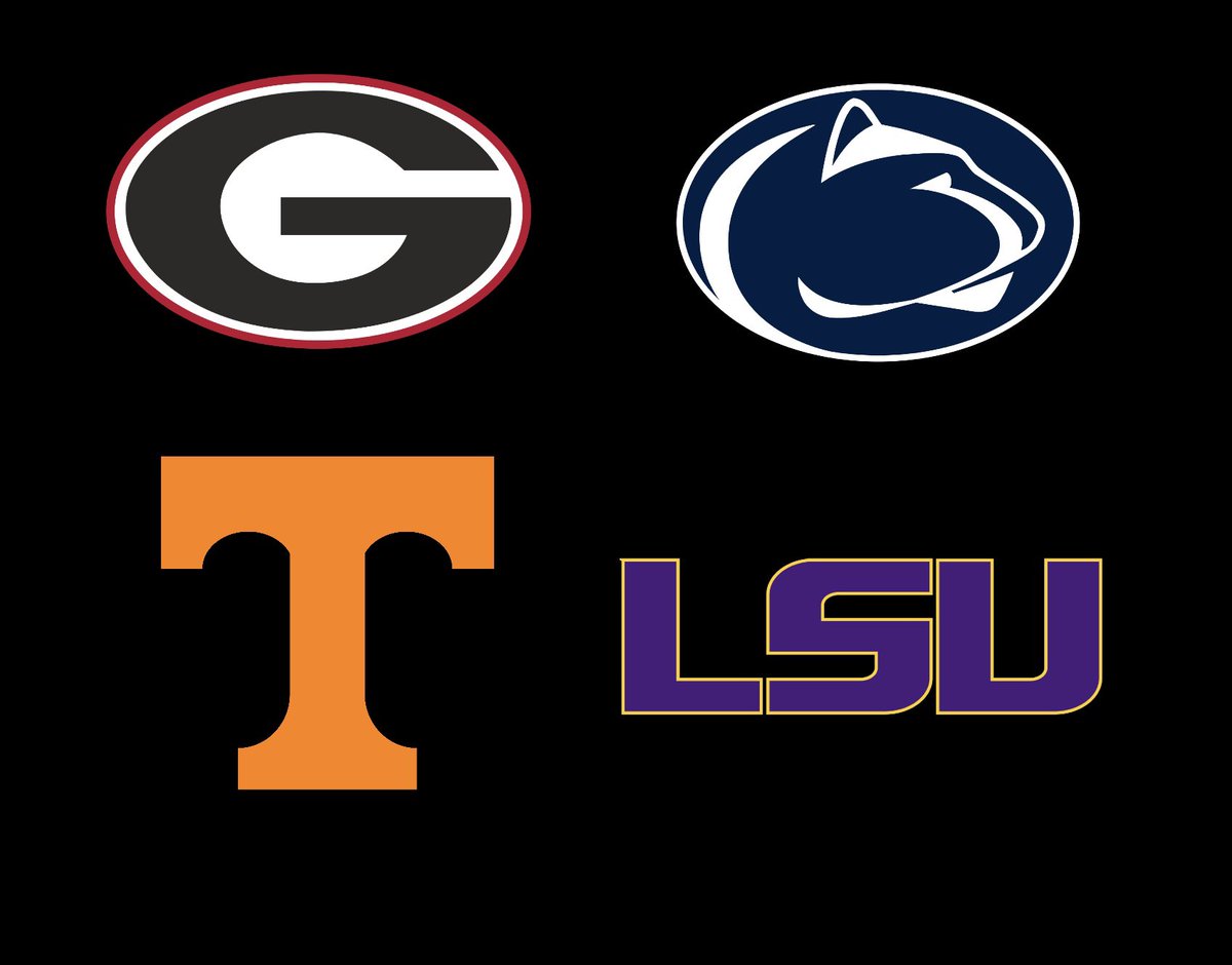 CFBReport's tweet photo. Rank these 4 Programs in order (All-Time) https://t.co/rXJxCfUxiT