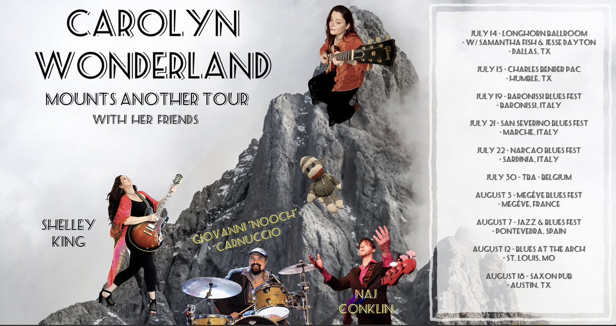 See you in Texas, Italy, Belgium, France, Spain, and Missouri!