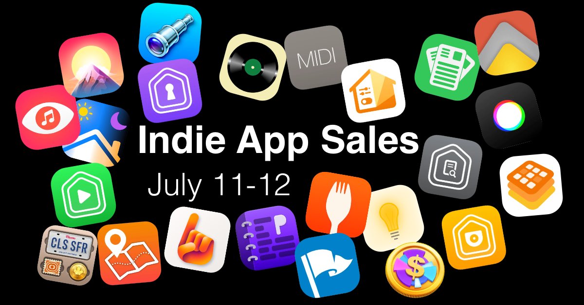 Matt1Corey's tweet image. Indie App Sales banner is getting full - any Indie Developers out there want to fill it up, and force me to redesign the whole thing!?  I challenge you!

Interested in joining the sales event, July 11-12?  Submit a PR at the link below!

github.com/mattcorey/indi…