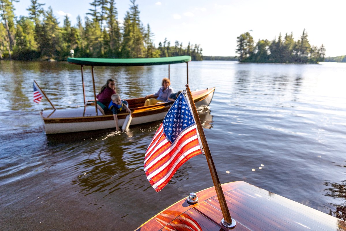 Happy Fourth of July from our lake’s shores! No better way to enjoy the holiday than gliding on our 500-acre private #lake on a warm, beautiful day under an endlessly sunny sky. Adirondacks at its #summer best. #adirondacks #lakelife #HappyFourthofJuly #luxurytravel #jetsetter