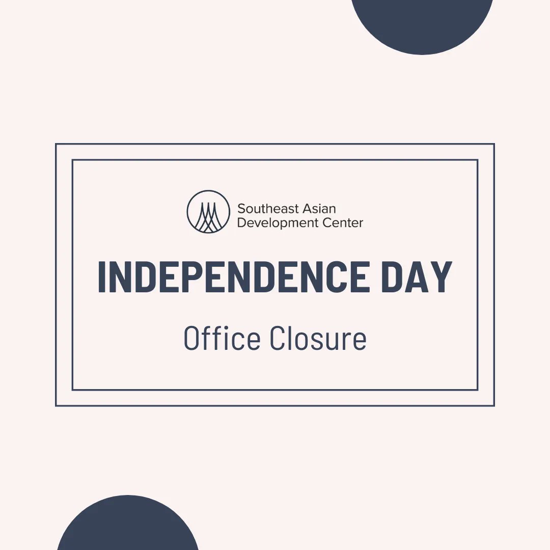 Southeast Asian Development Center tweet media