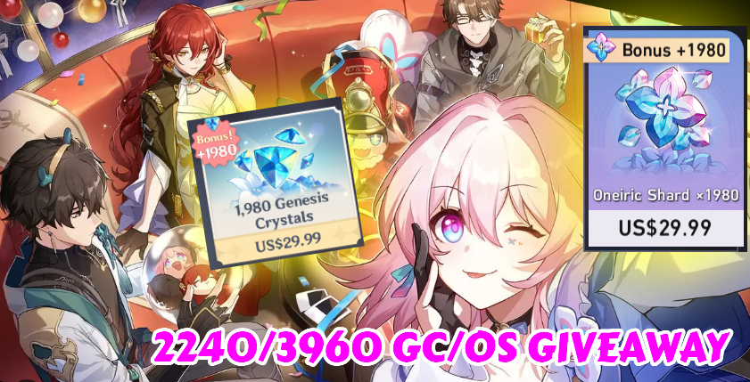 AshBlossomsGA's tweet photo. 🎉2240/3960 GC/OS Giveaway! 

Celebrating @xoHeyDay's twitch affiliate and 7/4! 
-end 7/25

- like+retwt
- follow @ashblossomsga @xoHeyDay
- follow https://t.co/rvdlDX4NXb + https://t.co/yUIEEywHQ1
- join https://t.co/9pTinbBQdf 

#hsrgiveaway #hsrtwt #genshintwt #genshingiveaway https://t.co/H3MS4mDVVF