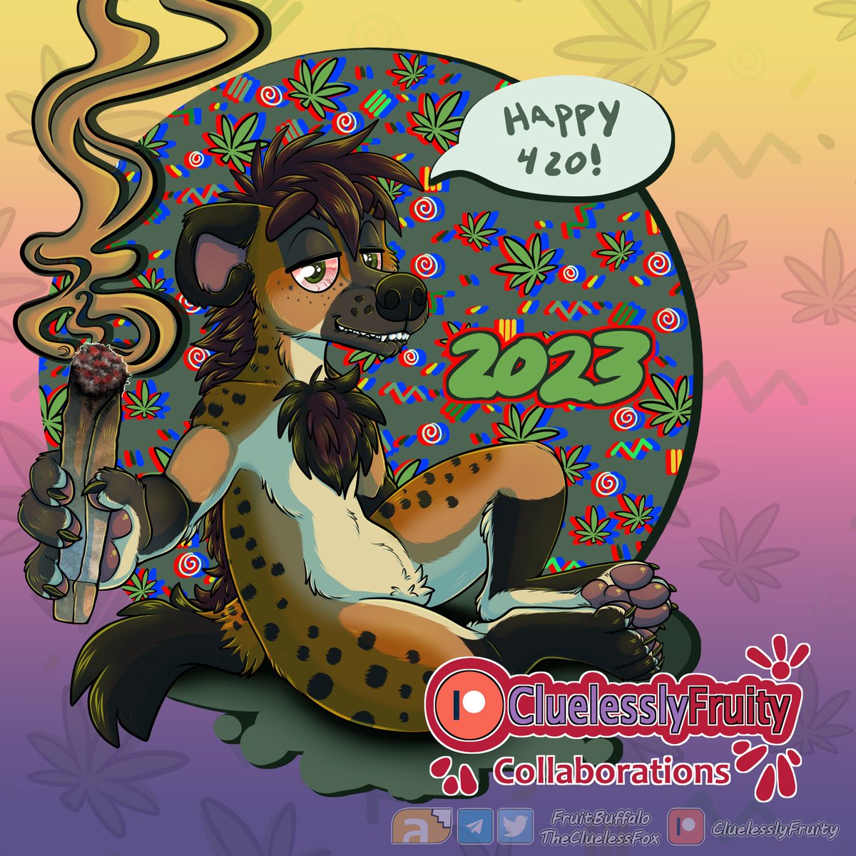 Fruitbuffalo's tweet photo. Collab with @thecluelessfox

For UkeKit on FA!

#420 #furry #furryart https://t.co/FmIRrK8I86