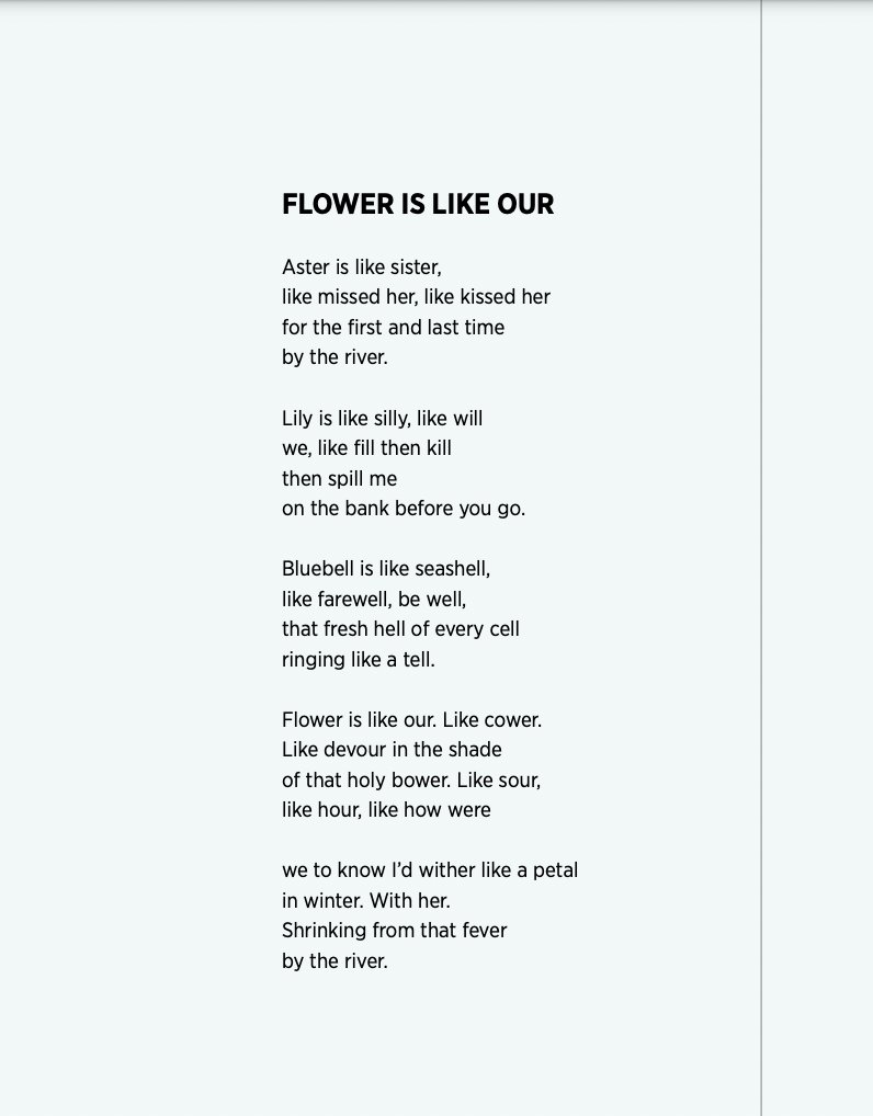 many thanks to <a href="/dlylyly/">David Ly</a> and <a href="/thismagazine/">This Magazine</a> for publishing this little flower poem of mine🌸💫

and an extra-loving thanks to <a href="/bronwentate/">Bronwen Tate</a>, in whose poetry class I wrote it, and with whose ever-encouraging words in my mind I sent it out for publication✨🩷