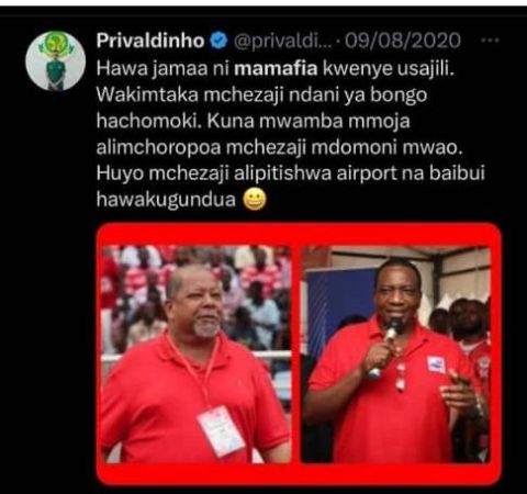 AbuuMalundo4's tweet photo. @privaldinho Enzi hyo kabla priva hajawa mlamba miguu https://t.co/kzxCbuQ7aB