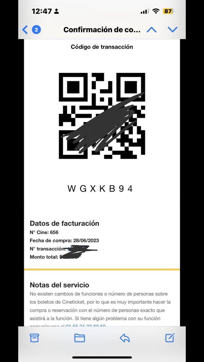 JossMMonter's tweet photo. @Cinepolis compré 4 boletos vip para La noche del demonio desde tu aplicación para una supuesta función el día viernes y proyectaron otra película. Necesito mi devolución, ya que fue error de ustedes y el número de CINETICKET ES INSERVIBLE !!!!!!! https://t.co/UrhRZ6mE40