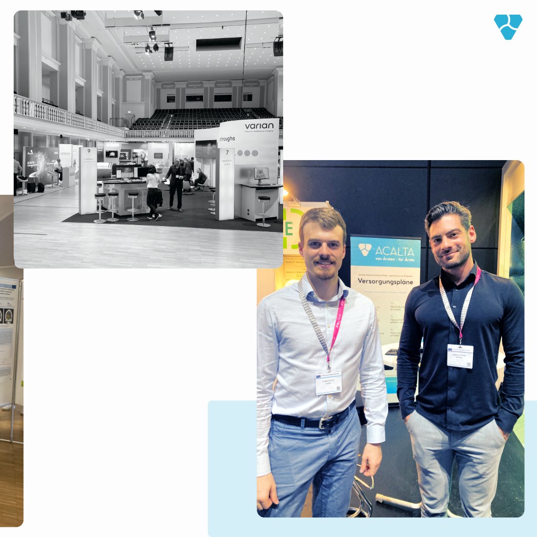 AcaltaGmbh's tweet photo. With the smallest booth at this year's #DEGRO23 we made a lot of noise. With various experiences and customers in Radiation Oncology and Radiation Therapy☢️, we demonstrated what we and our #Acalta Health Platform with the integration in #ARIA and #MOSAIQ are already capable of. https://t.co/6jzDGz0Ey8