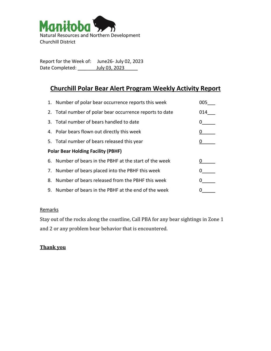 Town of Churchill tweet media