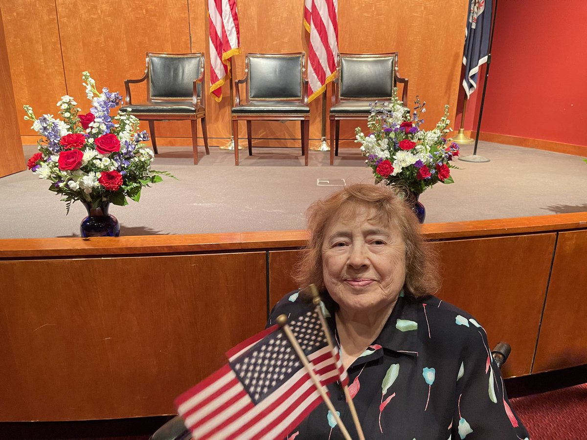 KidneyWars's tweet photo. My mom is thrilled to become a US citizen today! And imagine us bumping into another newly minted US citizen, @viral_nephro! @VCU_Nephrology https://t.co/Pft7Dh65QY