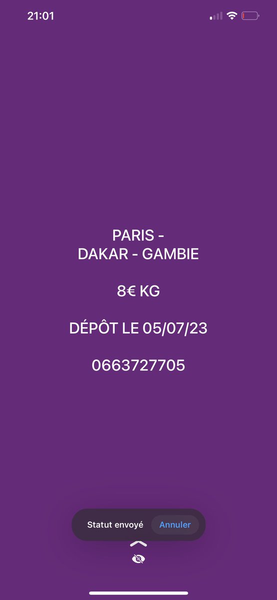 Kay_sbaid's tweet photo. @BoyeBate Départ le 06/07 vol direct https://t.co/3EhyX1Z08t