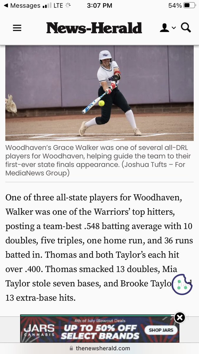 Grace Walker (@glory_grace16) on Twitter photo All the hard work really does pay off. Happy to be on the Downriver Leagues Dream Team. Always happy to represent Woodhaven! <a href="/WoodhavenAD/">WoodhavenAD</a> <a href="/WoodhavenHigh/">Woodhaven High</a> <a href="/CoachKrollKen/">Ken Kroll</a> <a href="/nadiacaldwell_/">Nad</a> thenewsherald.com/2023/07/04/202… All the hard work really does pay off. Happy to be on the Downriver Leagues Dream Team. Always happy to represent Woodhaven! <a href="/WoodhavenAD/">WoodhavenAD</a> <a href="/WoodhavenHigh/">Woodhaven High</a> <a href="/CoachKrollKen/">Ken Kroll</a> <a href="/nadiacaldwell_/">Nad</a> thenewsherald.com/2023/07/04/202…