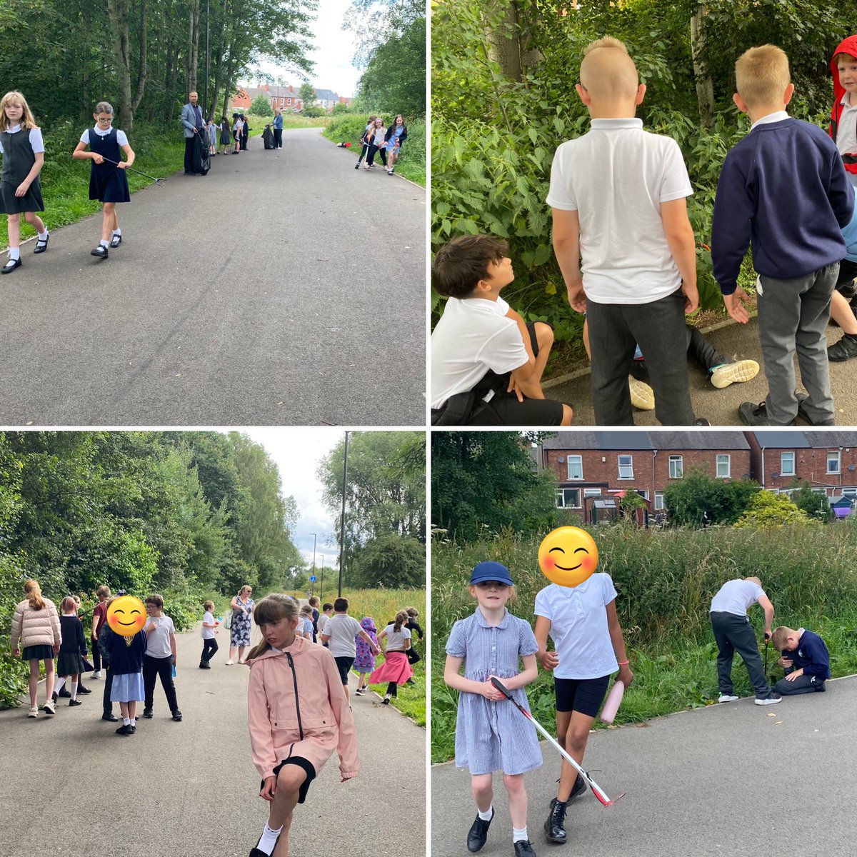 eco warriors helping to clean up a “litter” bit of Chesterfield 😂<a href="/ChesterfieldBC/">Chesterfield Borough Council</a>