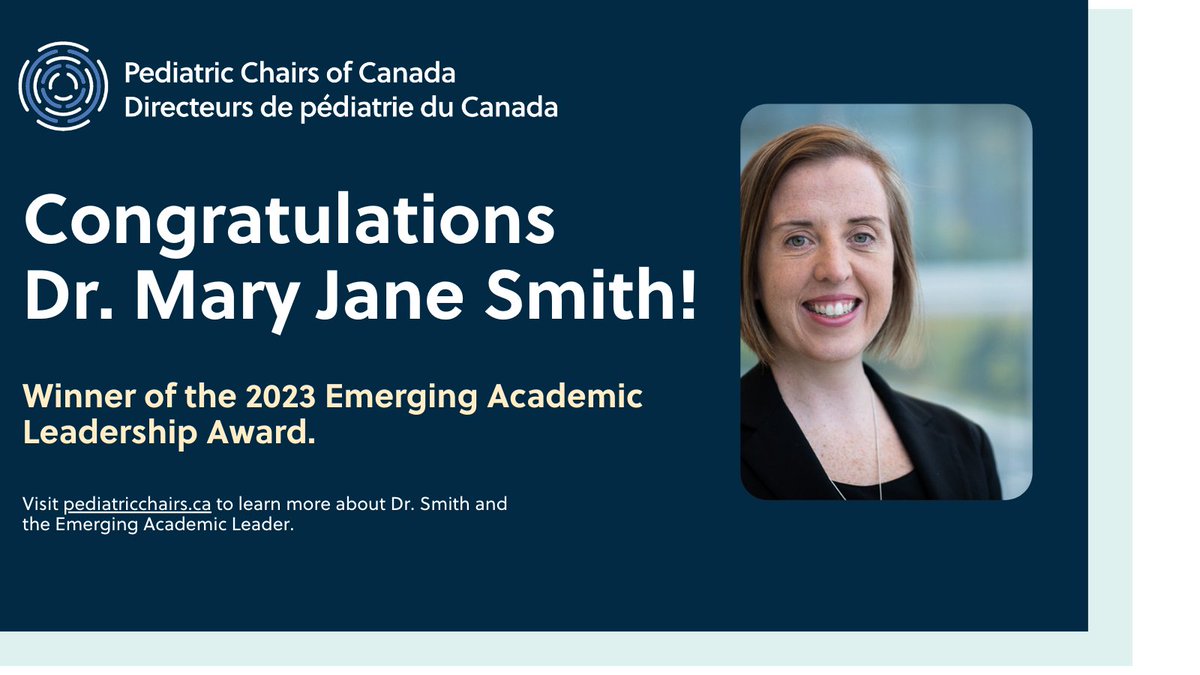 Pediatric Chairs of Canada tweet media