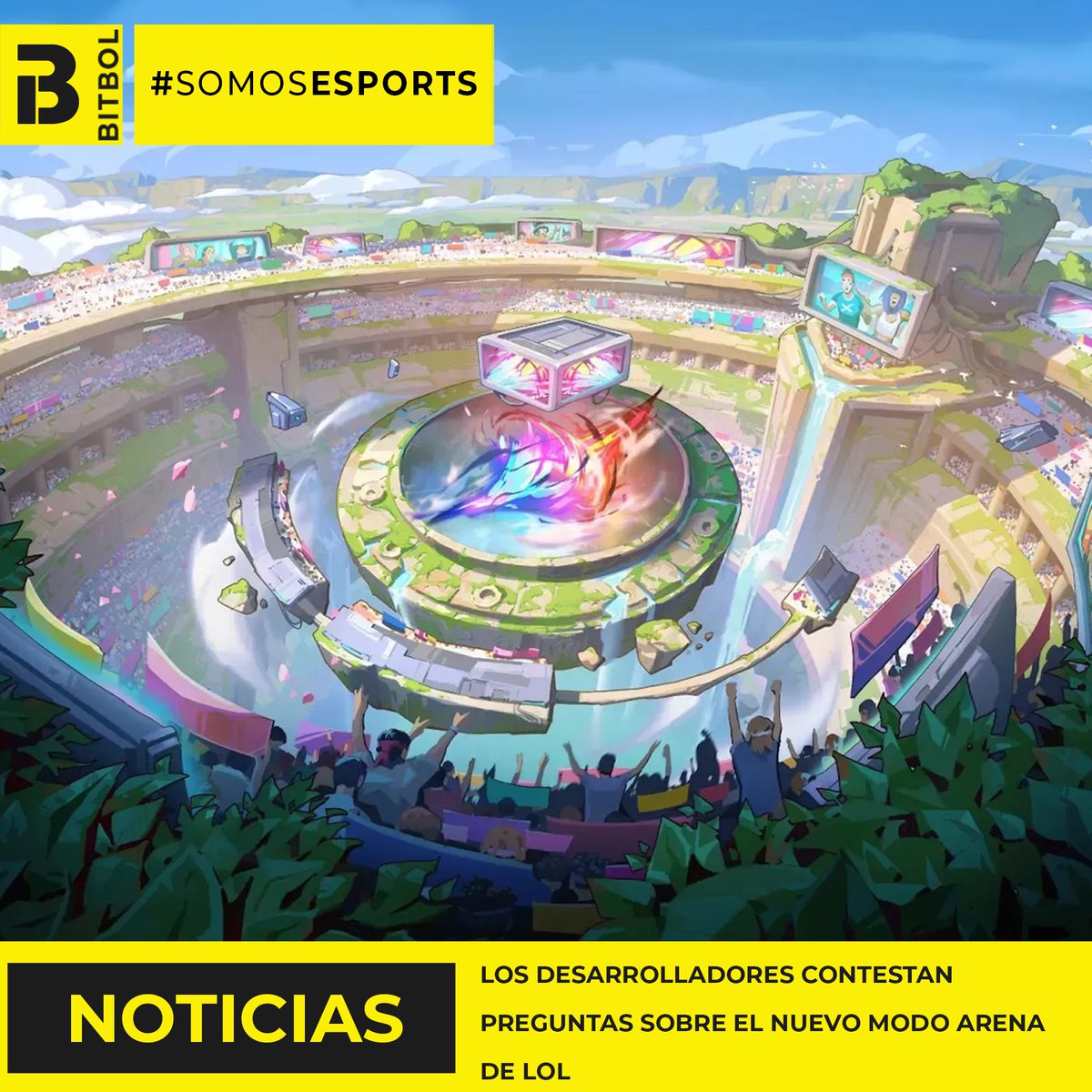BitbolLatam's tweet photo. #esports |  #LeagueOfLegends       

Los desarrolladores contestan preguntas sobre el nuevo Modo Arena de LoL
   👉Te contamos como funciona el nuevo modo de juego 2v2v2v2

Nota completa : https://t.co/n4rysf5dUI https://t.co/wvHpYY00LR