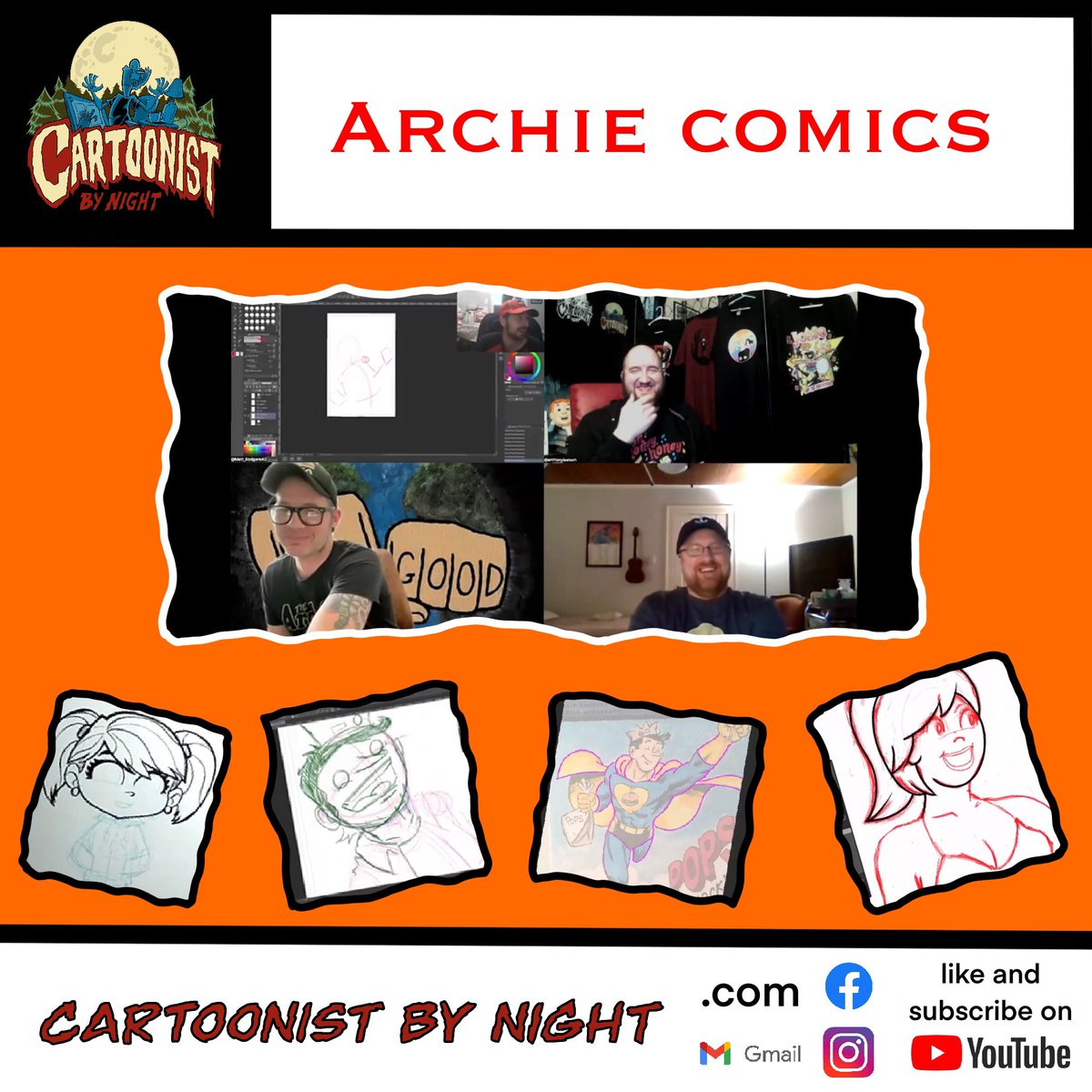 Our episode all about #ArchieComics is here! youtu.be/nkC7zcp-m4E

#art #artist #cartoonist #cartoonists #sketch #sketching #drinkanddraw #sugarsugar #riverdale #archie #bettyandveronica #jughead #comics #comicbooks