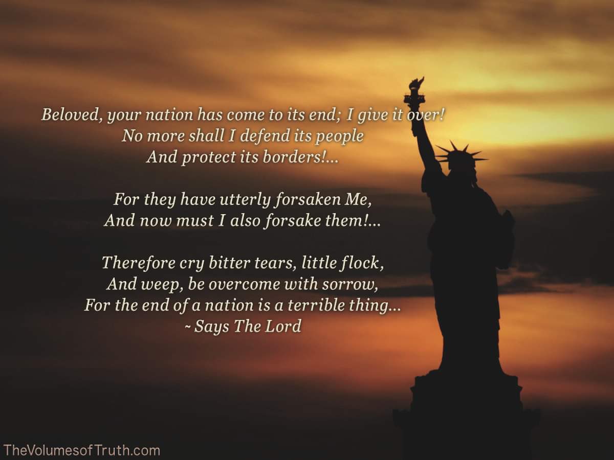 TrustinYahuShua's tweet photo. From The Lord, Our God and Savior ✉️
“REVOKED”
https://t.co/jSwEAW2z9W
#AWarningfromGod #UnitedStates #IndependenceDay #TheVolumesofTruth #ThussaysTheLord #NewScriptures #FourthofJuly #America #USA #Prophecy #TheDayofTheLord #desperation #Truth #God #YAHUWAH #YahuShua https://t.co/sjpOpxldR3