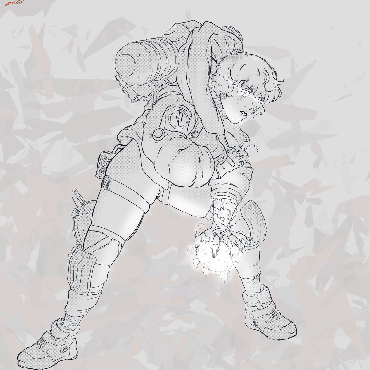 gn_zero's tweet image. How Shocking
(Reposting all of my old art from my main account)
  #ApexLegends #myart #wattson