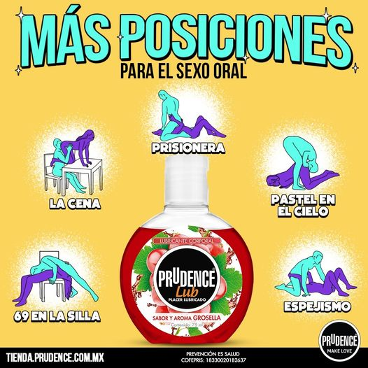 Sal de la rutina en el sexo oral con estas deliciosas posiciones. Cul es  tu favorita, Prudencelover? #PrudenceMakeLove Encuentra todos mis  lubricantes en mi Tienda Online: https://t.co/NUQx57v852