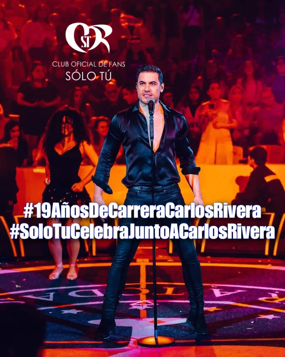 CARLOS RIVERA

#19AñosDeCarreraCarlosRivera
#SoloTuCelebraJuntoACarlosRivera
<a href="/_CarlosRivera/">Carlos Rivera</a>  <a href="/_ClubSoloTu/">CLUB OFICIAL e INTERNACIONAL SOLO TU</a> <a href="/sonymusicca/">Sony Music C.A.</a> <a href="/WestWoodEntt/">Westwood Entertainment</a> <a href="/mikenoriega/">Mike Noriega</a>