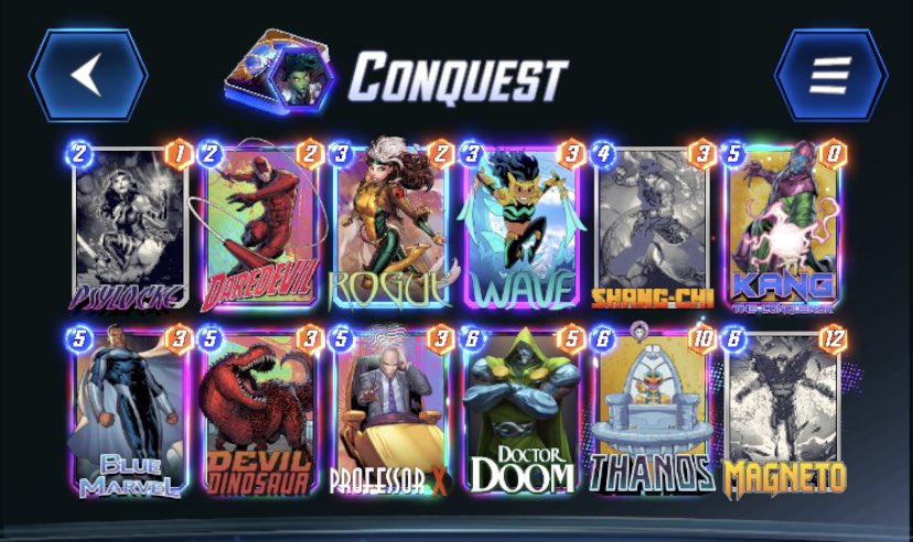 MisterInfant's tweet photo. New season! Same deck! Going Infant. #MarvelSnap #Marvel #INFINITE https://t.co/48aYVUVoF2
