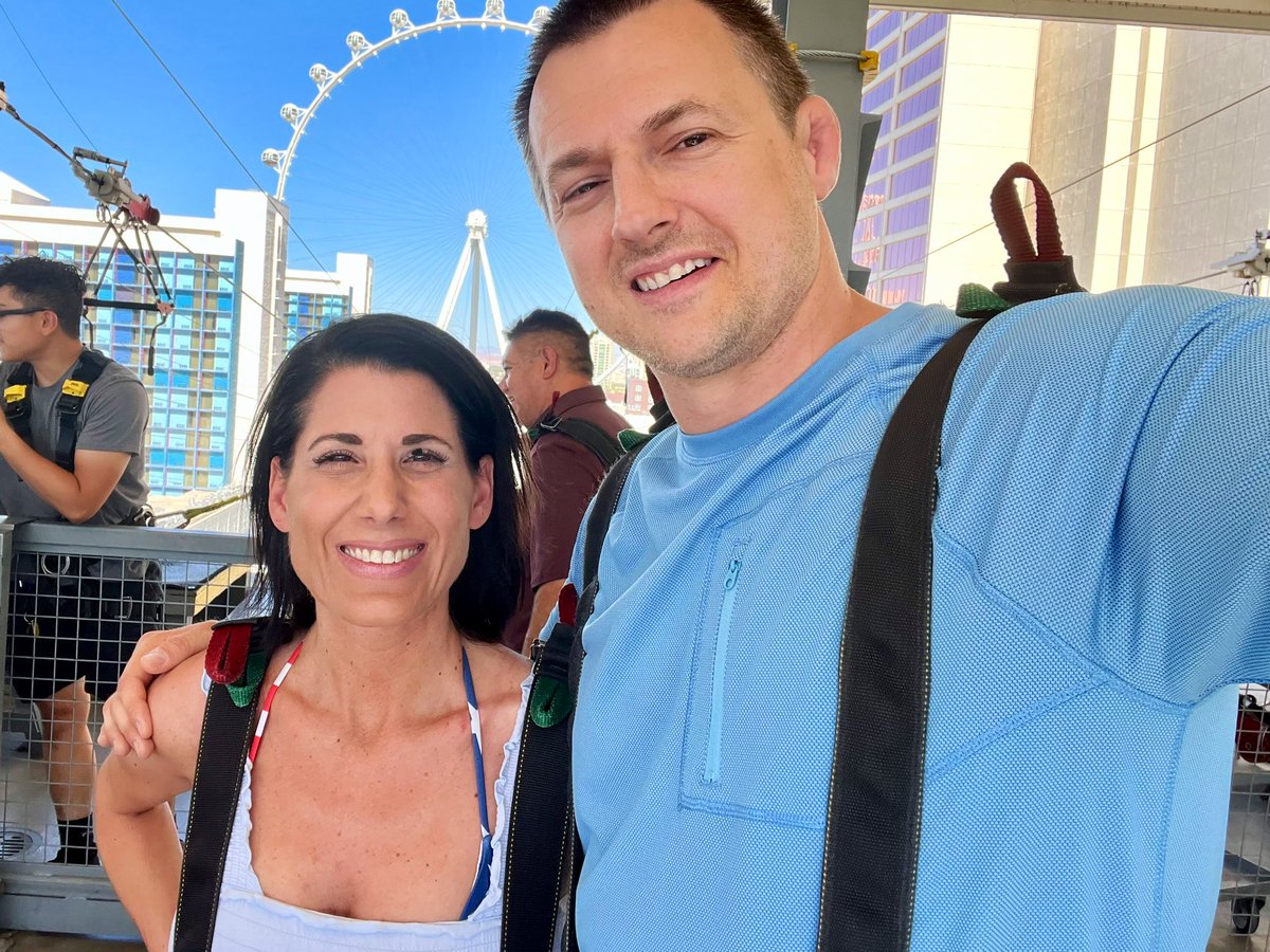 jenkovalov's tweet photo. โค๏ธ๐ค๐ Had a blast zip lining 152 feet high @TheLINQ in Vegas. #FLYLINQ #40thBirthday #FourthOfJuly https://t.co/oJ4o2XDlxc