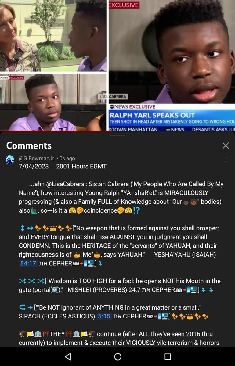 gbjay's tweet image. 🗿youtu.be/_EdtxjY-TTc?t=… 'Don't ever come back to this house', R words of  intended premeditated #unprovoked  #Mayhem , #young #Teen #RalphYarl could've ended up #Deceased @TeeLee701  😥😡!   ---GBJ😎   #KTC #APTTMH #MHOE #YAH ↩️